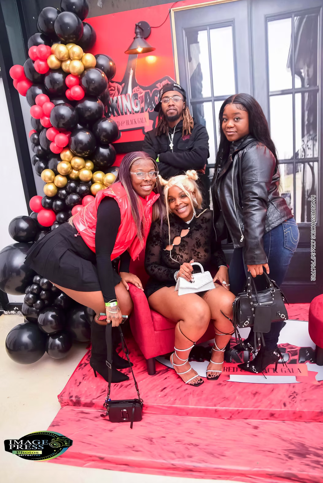 Image Press Photos — Red & Black Edition